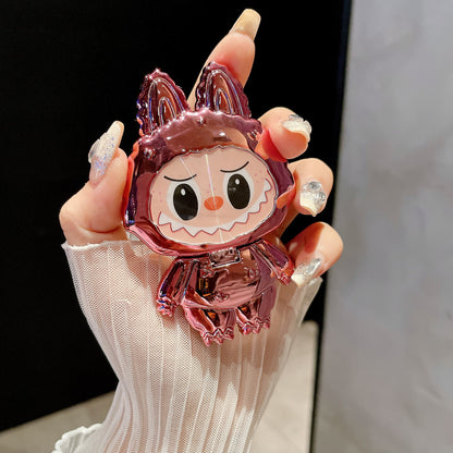 Suport pentru telefon cu oglindă rotativă în stil Labubu – drăguț, funcțional și portabil