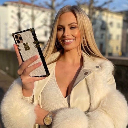 サムスンケース「ホワイトレザー」