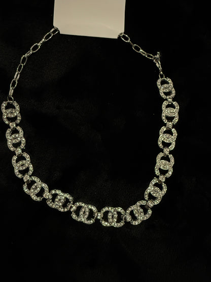 Διπλό κολιέ C με επιχρυσωμένο υψηλής ποιότητας