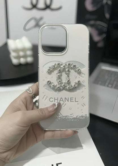 C.C Luxe kristallen iPhone-hoesje met armbandband