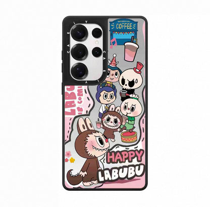 Cute Cartoon Labubu | Maro Many Labubu Coffee Shop Tycoco - Husa Telefon Samsung Galaxy S25 S24 S23 Ultra