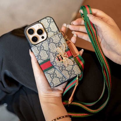 Чехол GG Advanced Crossbody для iPhone с держателем для карт & Плечевой ремень