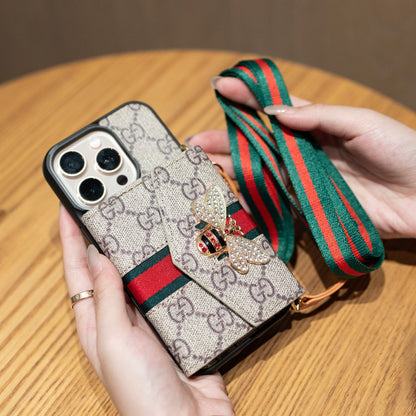 Чехол GG Advanced Crossbody для iPhone с держателем для карт & Плечевой ремень