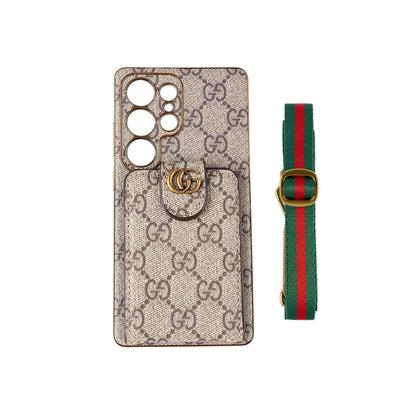 Premium Pattern Crossbody Phone Case with Detachable Strap