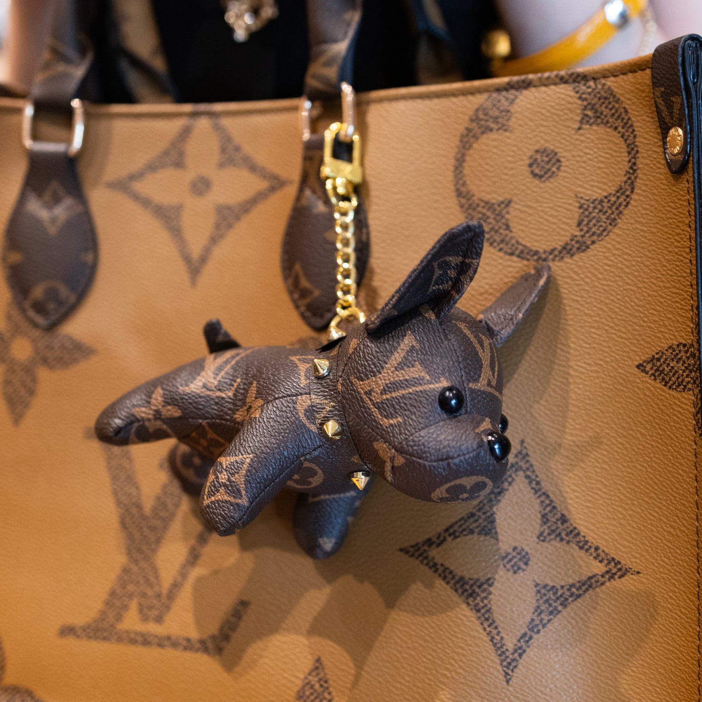 高級子犬キーホルダー