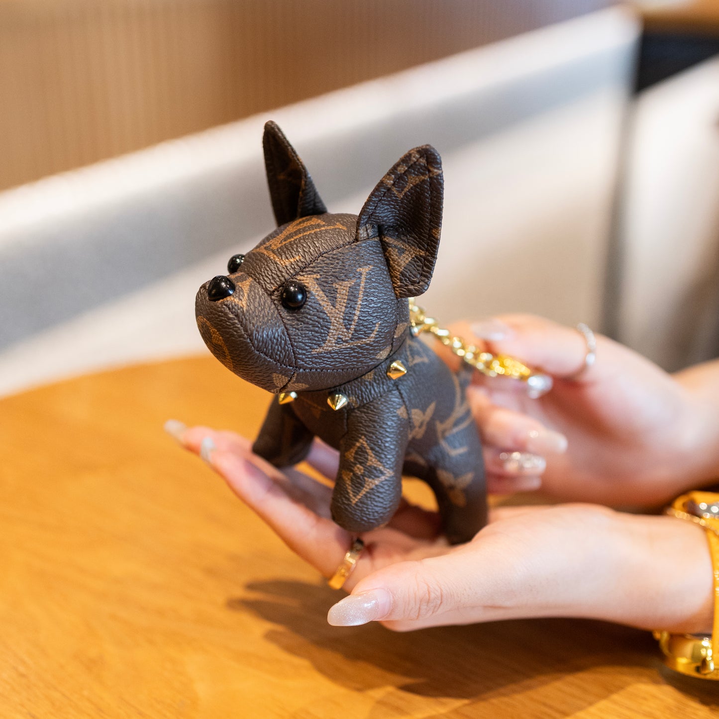 高級子犬キーホルダー