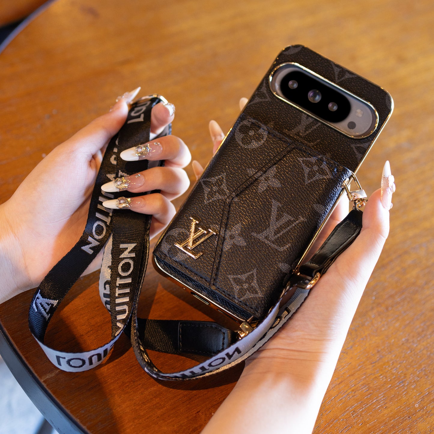 Luksus kortholder stil Google Pixel telefoncover