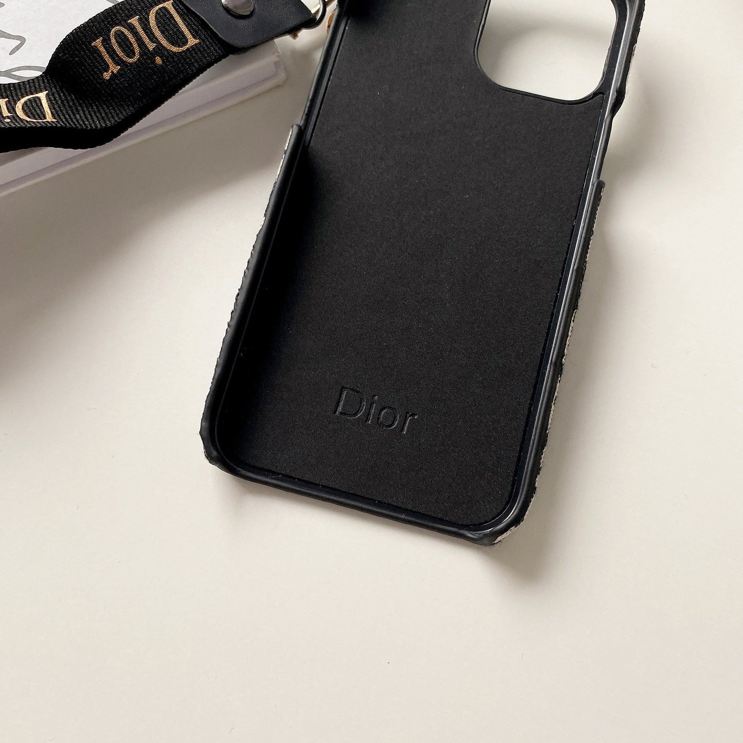 CD iPhone Case с ремешком Black-GS240315
