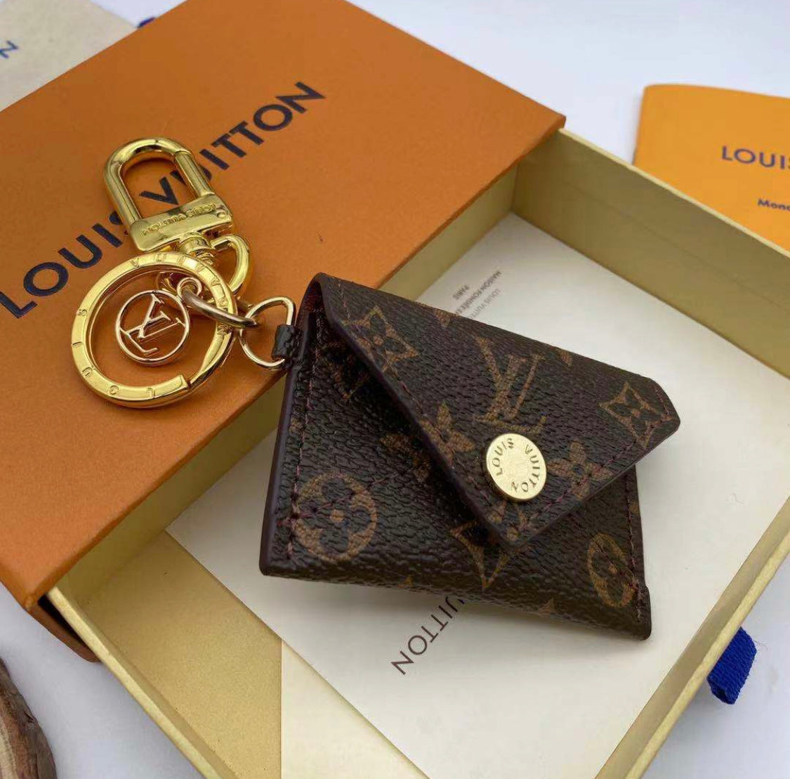 Nøglering designer pung