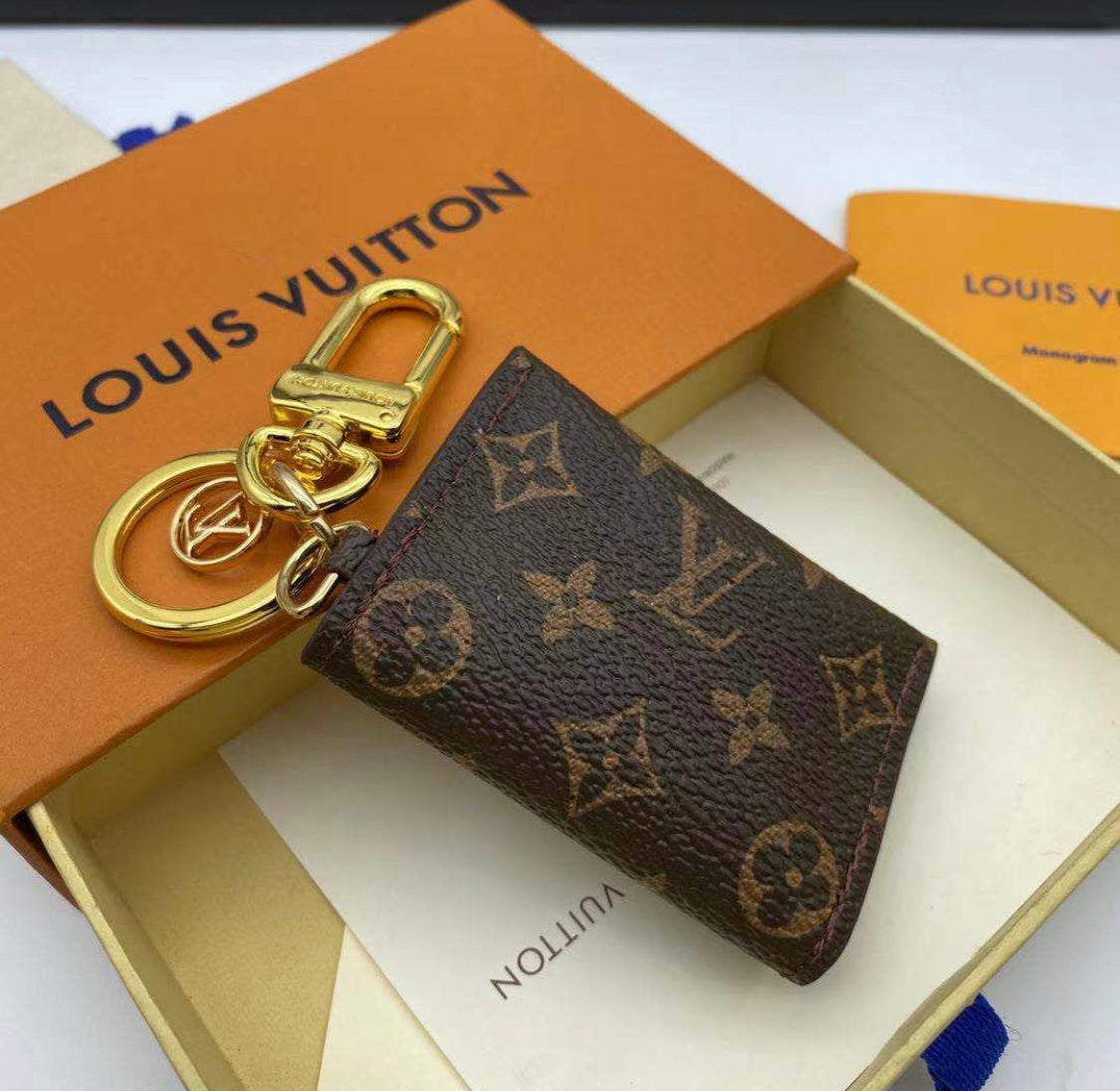 Nøglering designer pung