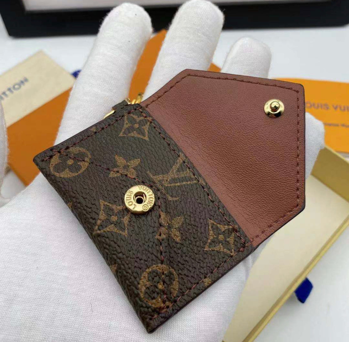 Nøglering designer pung