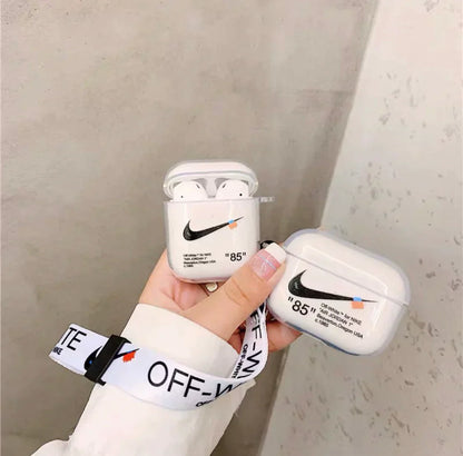 Nike gebroken witte AirPods-hoesjes