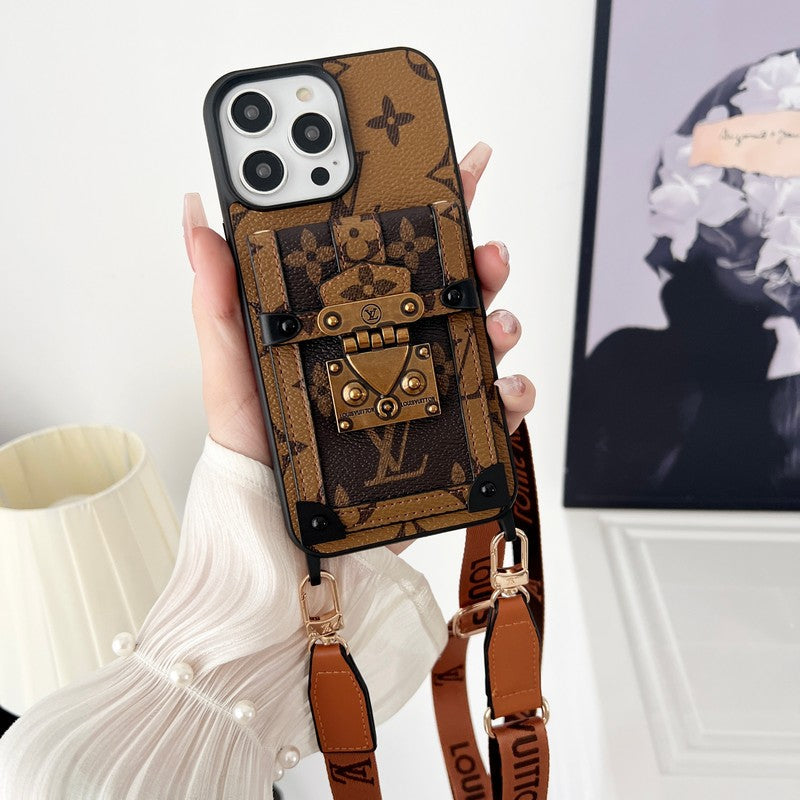 Cadena cruzada Lou Brown Funda y vinilo para iPhone