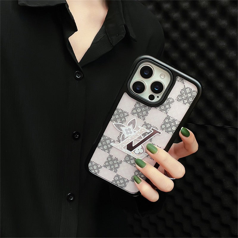 Lou Black Corner iPhone Case