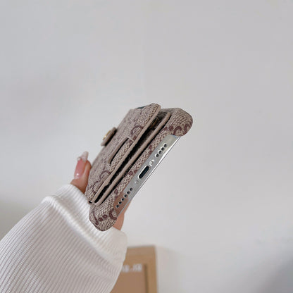 Custodia per iPhone porta carte GG