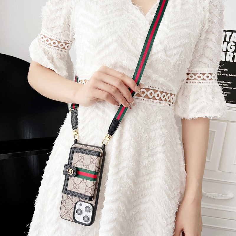 GG Card Bag Chain Klassiek iPhone-hoesje