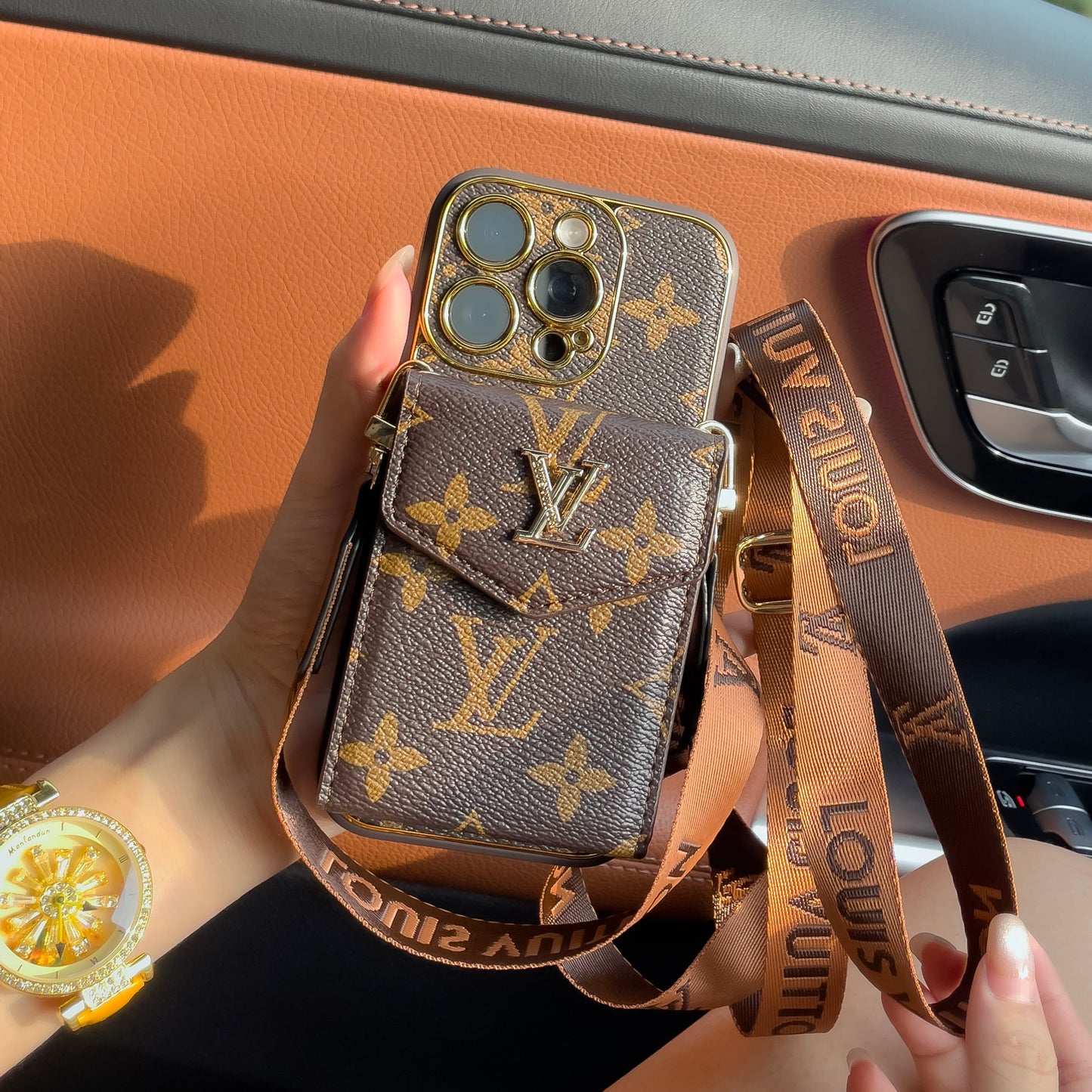 Классический держатель роскошных карт iPhone