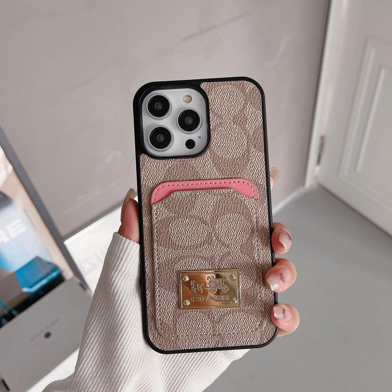 Coa Card Bag Leather iPhone Case