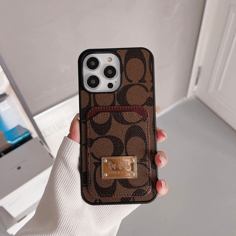Coa Card Bag Leather iPhone Case