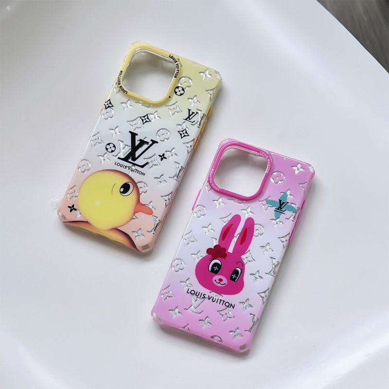 Lou Duck & Rabbit Square iPhone Case