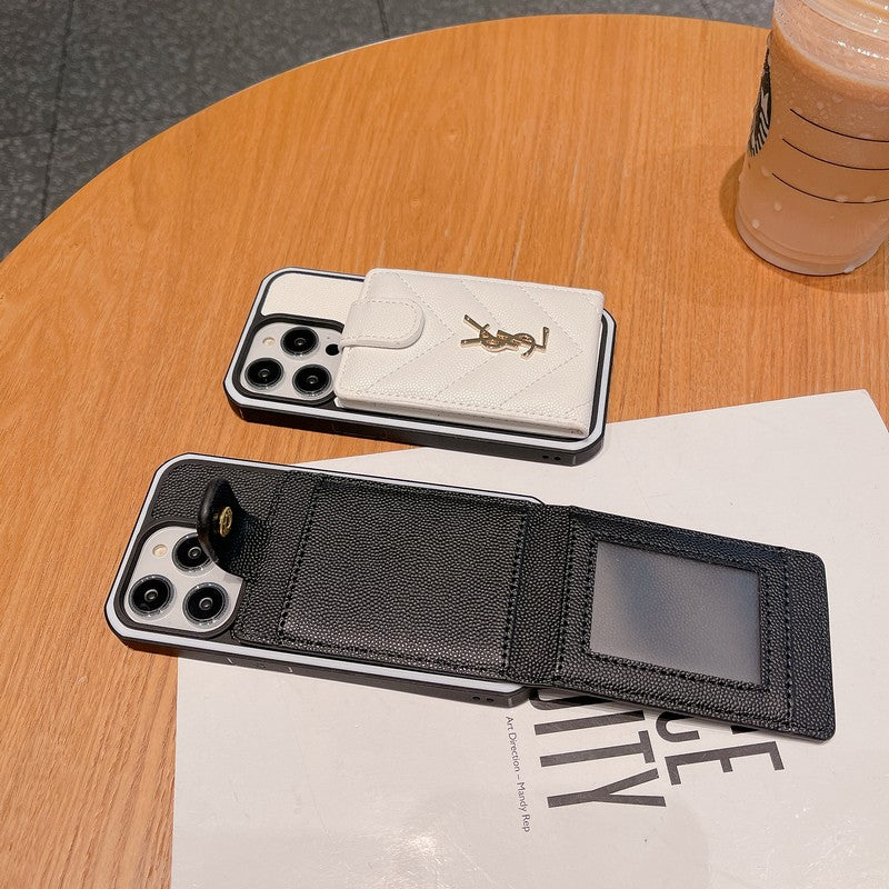 Saint Card Bag Färgläder iPhone -fodral