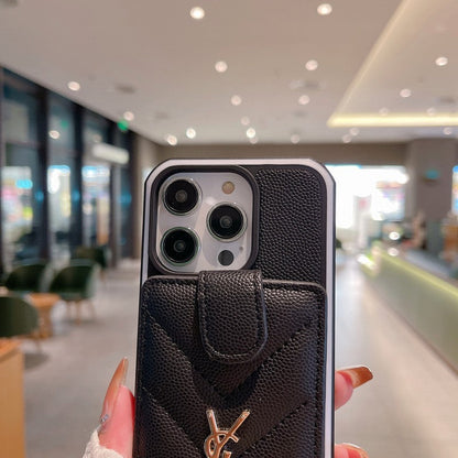 Saint Card Bag Färgläder iPhone -fodral