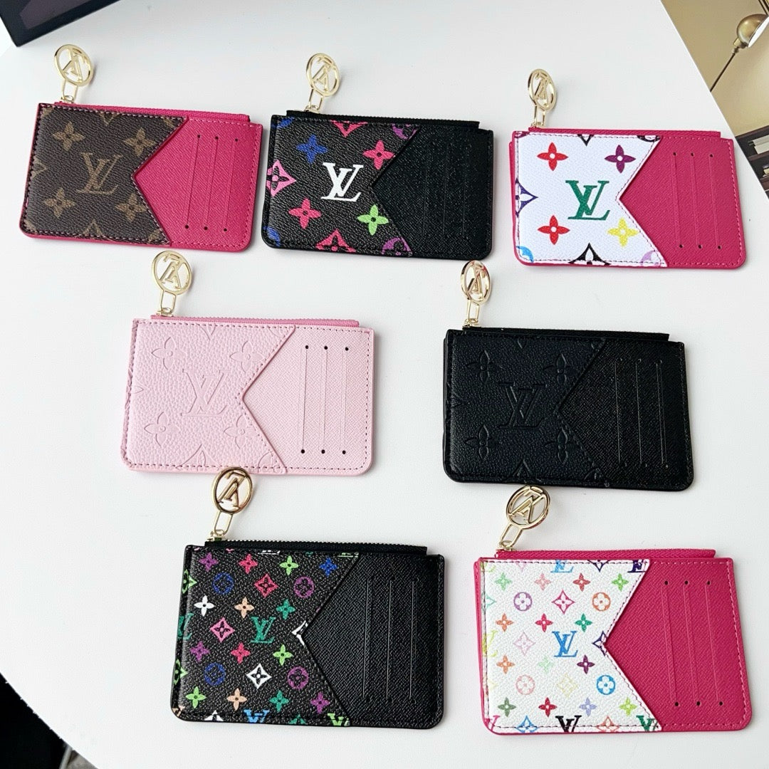L--インスパイアされたカードホルダーウォレット：シック & 機能的！