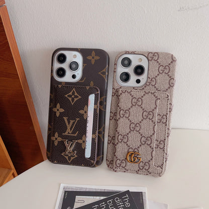 Lou kaarthouder iPhone-hoesje