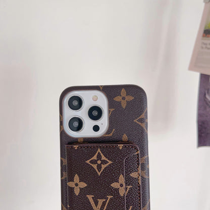 Lou kaarthouder iPhone-hoesje