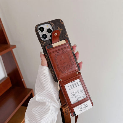 Lou Card Bag Crossbody Chain iPhone Case