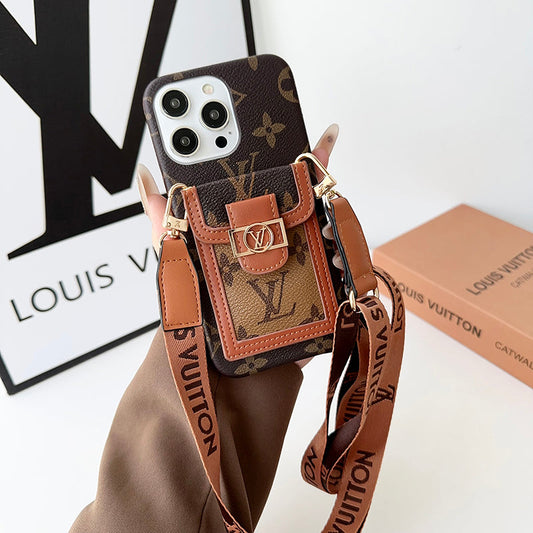 Lou Card Holder Crossbody iPhone Case