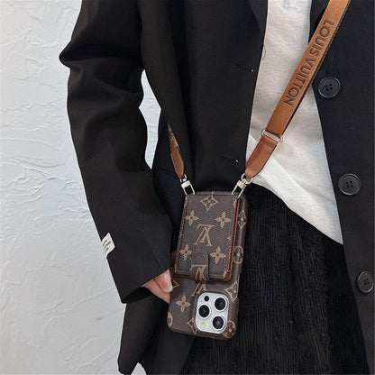 Lou Card Bag Crossbody Chain iPhone Case