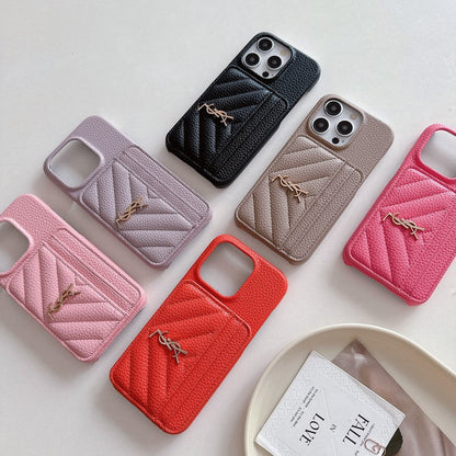 Saint Card Bag Color кожа iPhone корпус