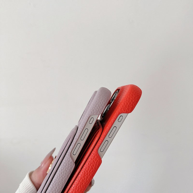 Saint Card Bag Color кожа iPhone корпус