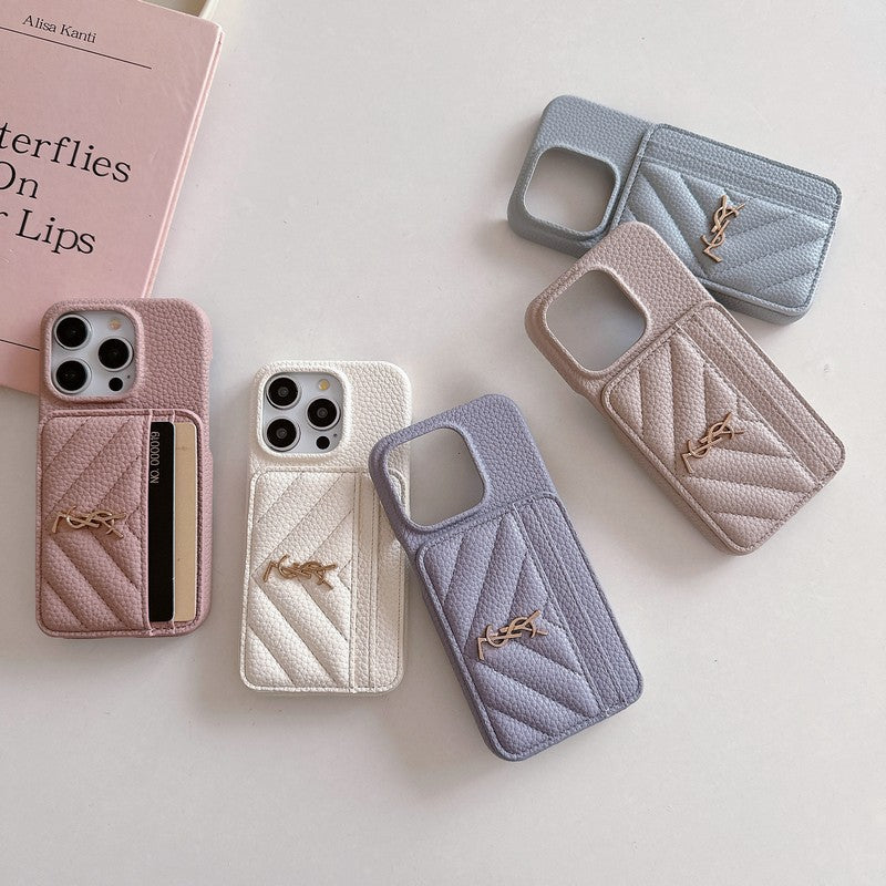Saint Card Bag Color кожа iPhone корпус
