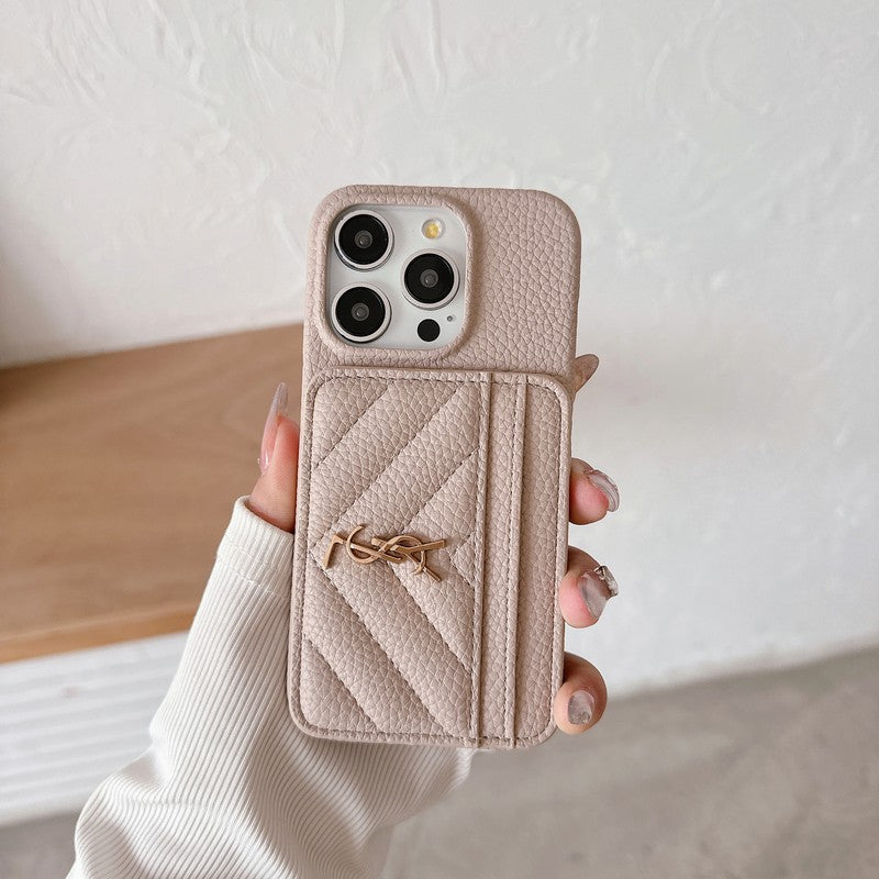 Saint Card Bag Color кожа iPhone корпус