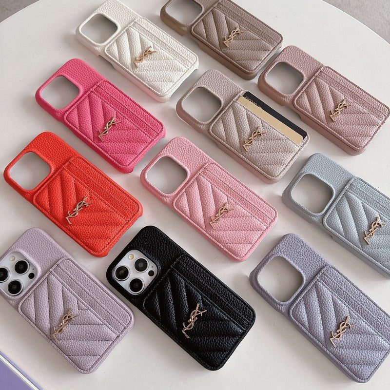 Saint Card Bag Color кожа iPhone корпус