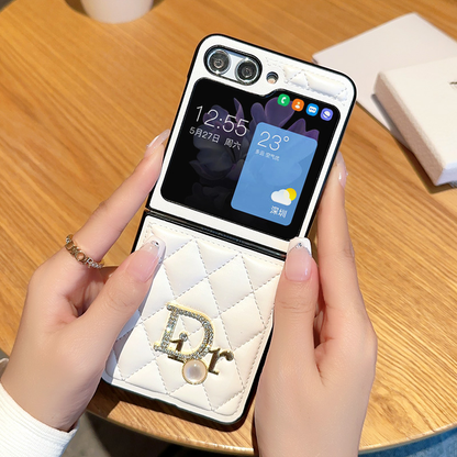 Klasické kožené pouzdro Samsung Galaxy Z Flip 6/5/4/3