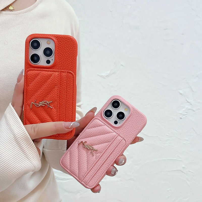 Saint Card Bag Color кожа iPhone корпус