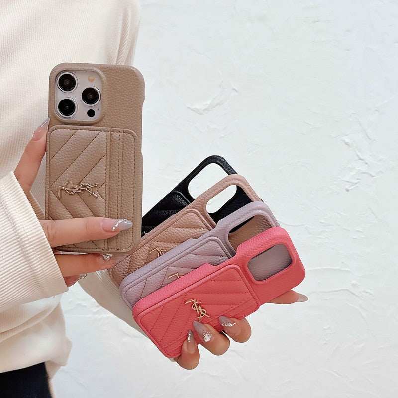 Saint Card Bag Color кожа iPhone корпус