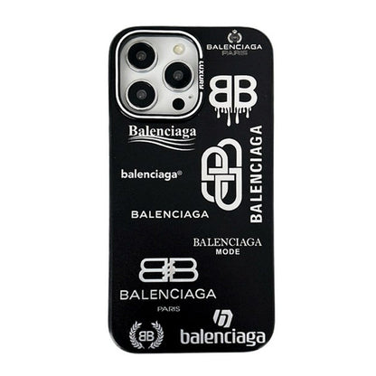 BB Black & Silver iPhone Case