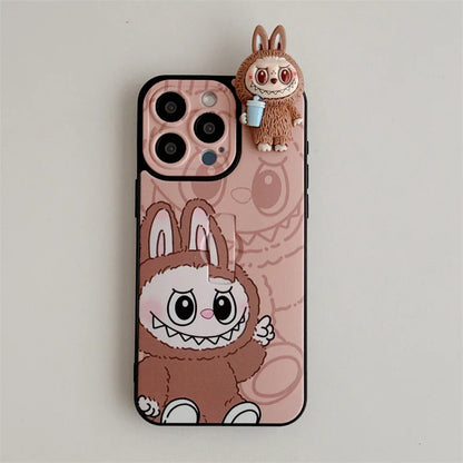 Lalka Labubu z kreskówek 3D dla iPhone'a