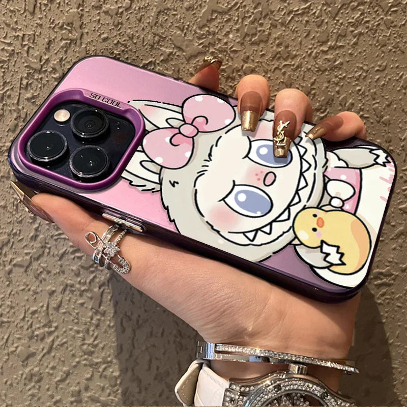 Drăguț și interesant husă mată pentru telefon Labubu