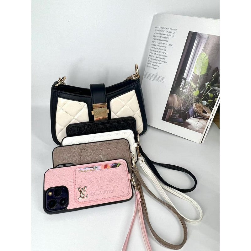 Lou Four Colors Card Bag Bag Iphone Case