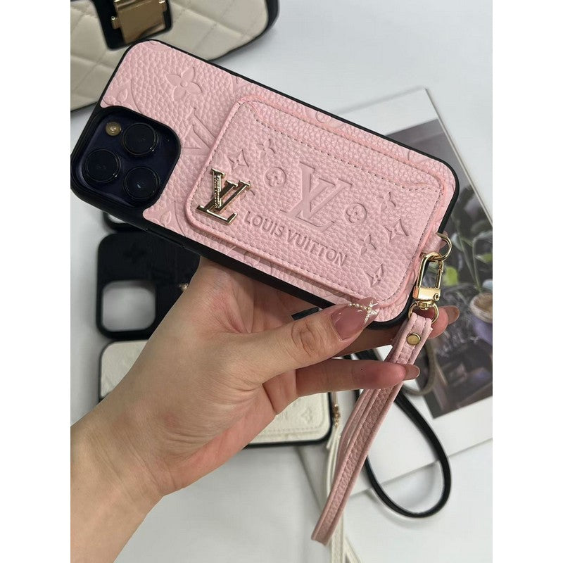 Lou Four Colors Card Bag Bag Iphone Case