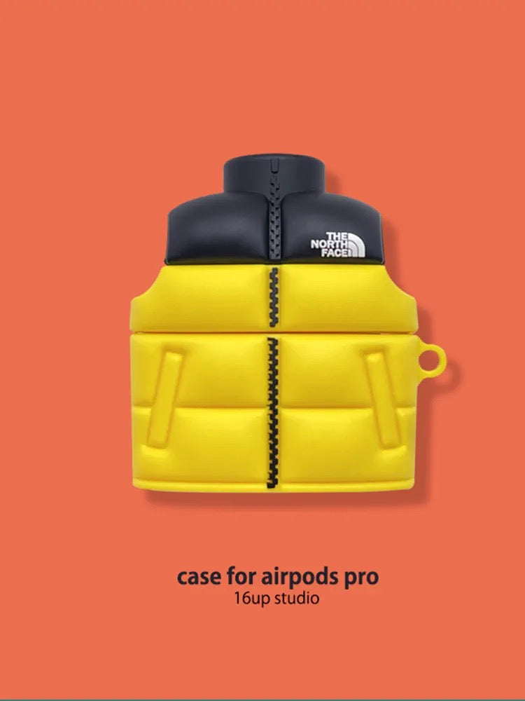 Husă pentru Airpods tip jachetă TNF
