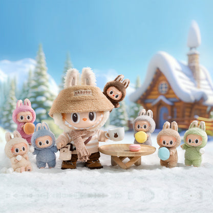 Pop Mart The Monsters Labubu Jännittävä Macarons Vinyyli Face Pehmoriipus (Blind Box)