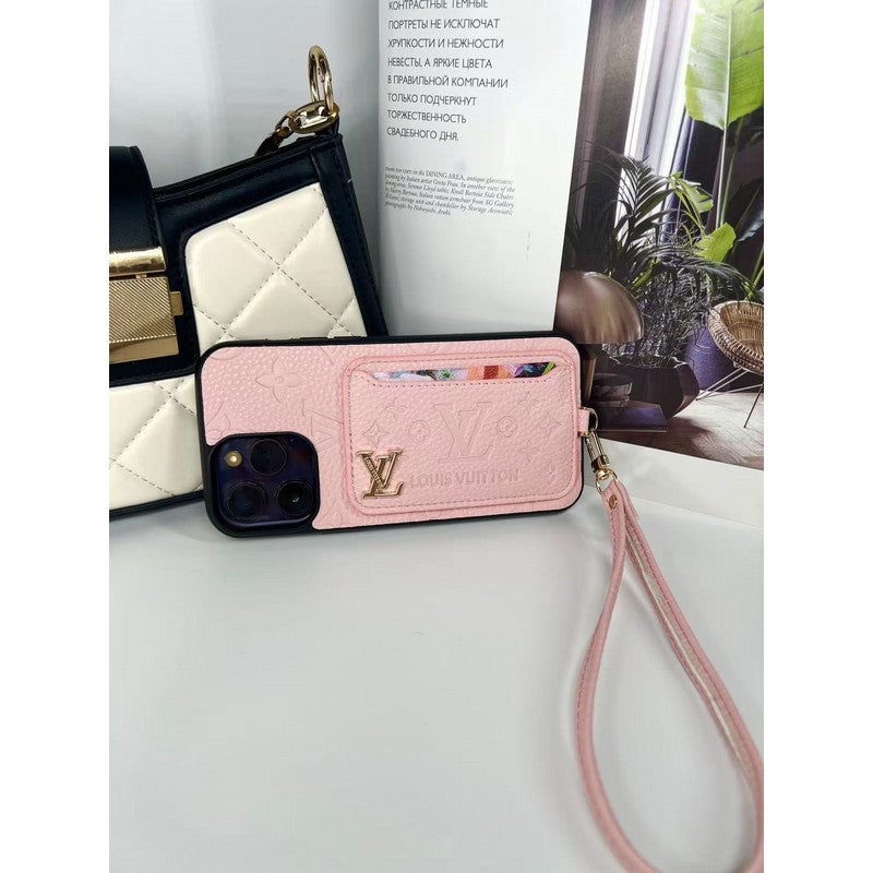 Lou Four Colors Card Bag Bag Iphone Case