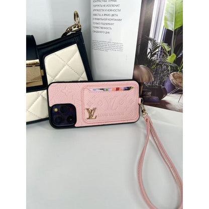Lou Four Colors Card Bag Bag Iphone Case