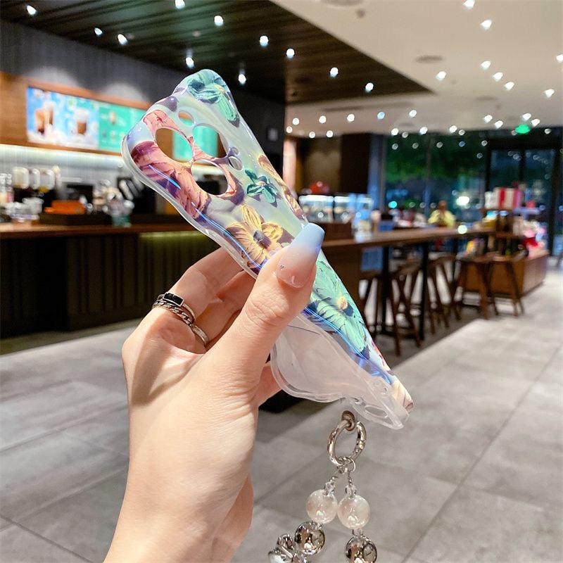 Цветочный чехол для iPhone